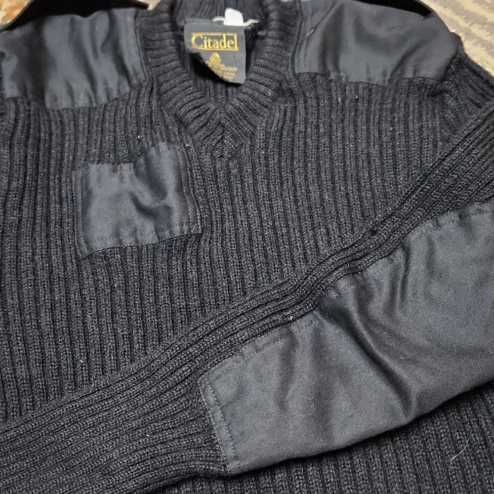 Unisex Black Sweater - Picture 5 of 7
